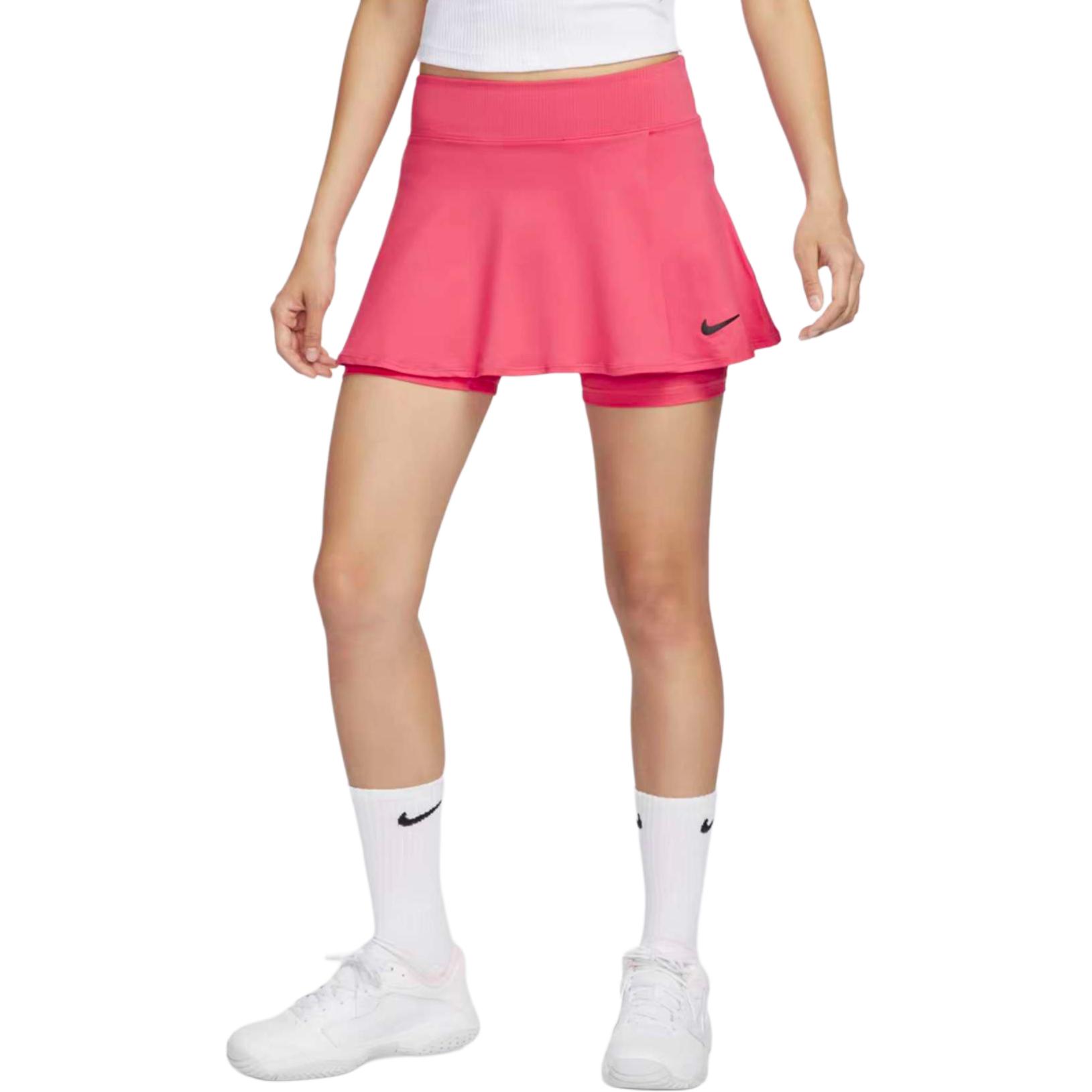 Женские повседневные короткие юбки dri fit Nike, красный