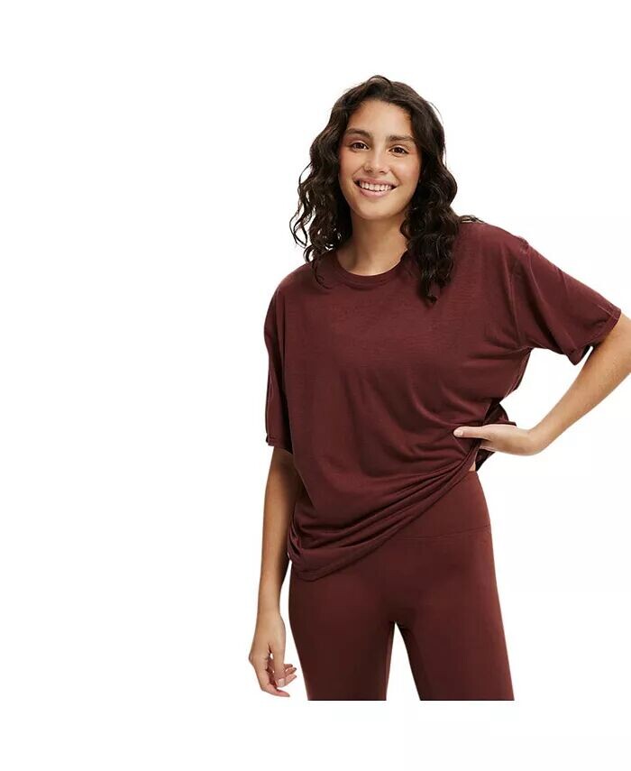 

Легкая женская футболка Active COTTON ON, коричневый