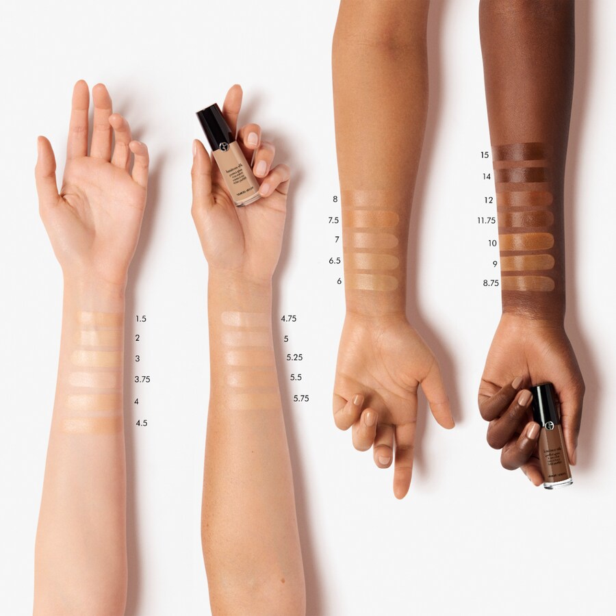 Увлажняющий консилер для лица и области под глазами Сияющий шелк Armani Beauty, 0.4 oz/12 mL, 2 — фото 3