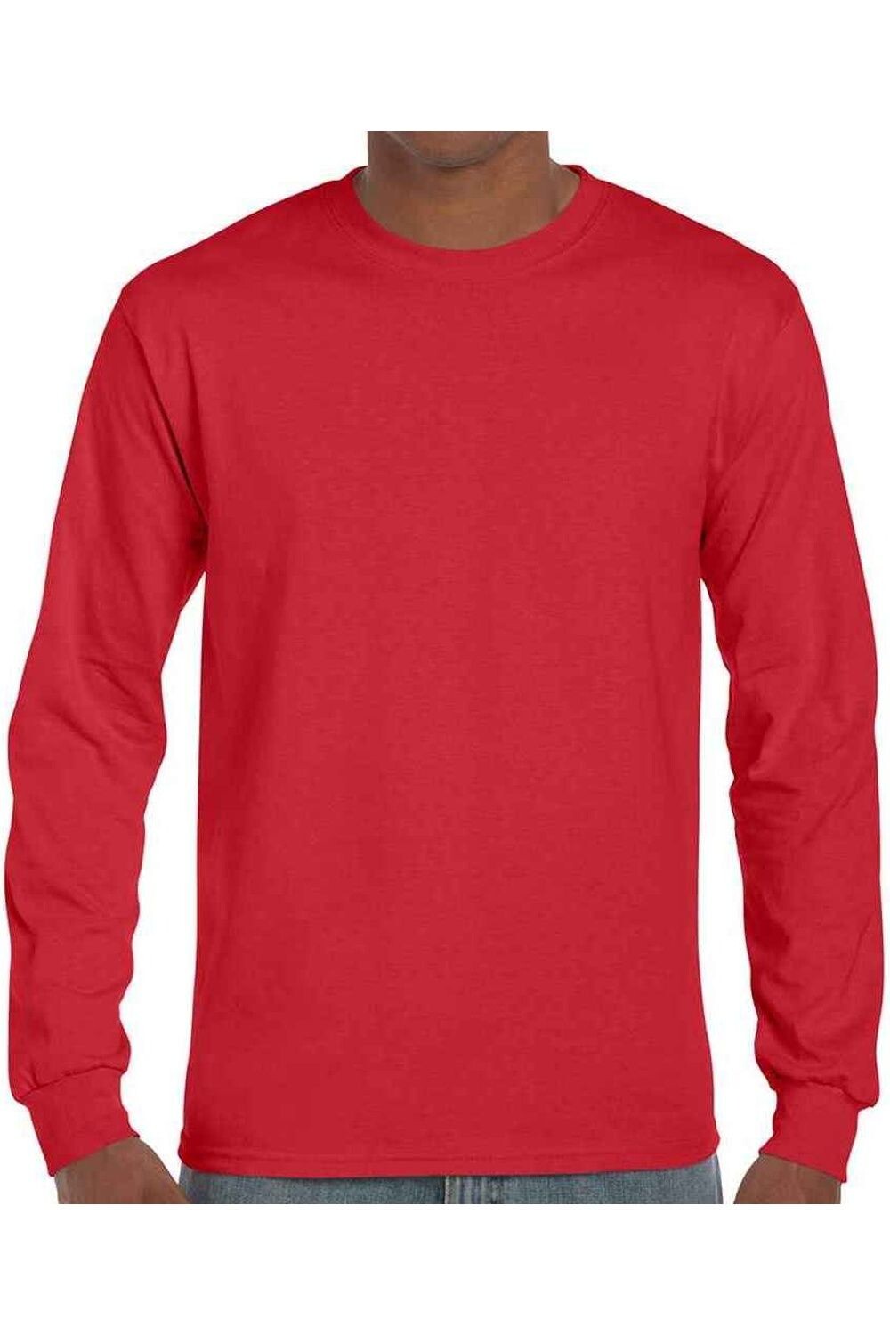 

Лонгслив Gildan Ultra Cotton, красный