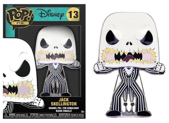 

Funko POP! Булавка, значок, Дисней, Хэллоуин, Джек Скеллингтон