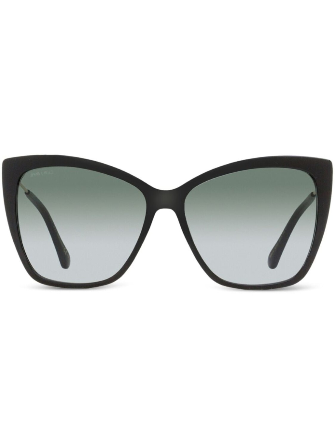 

Jimmy Choo Eyewear солнцезащитные очки Seba в оправе 'бабочка', черный