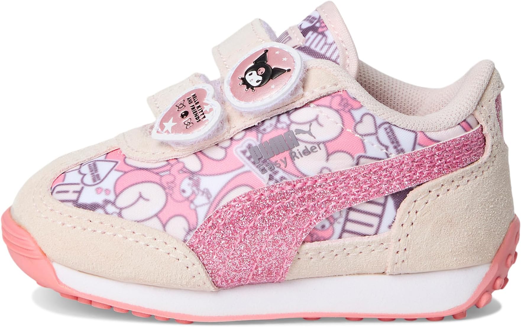 Кроссовки PUMA Kids  Easy Rider Hello Kitty and Friends Hook and Loop Shoes, Jasmine Flower/Pinkscape — фото 4