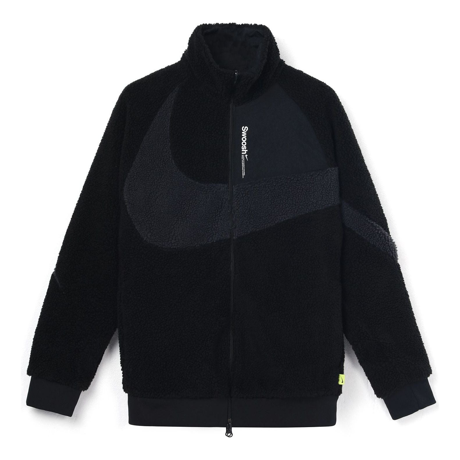

Куртка Nike swoosh fleece 2-way jacket FB1910-010, черный