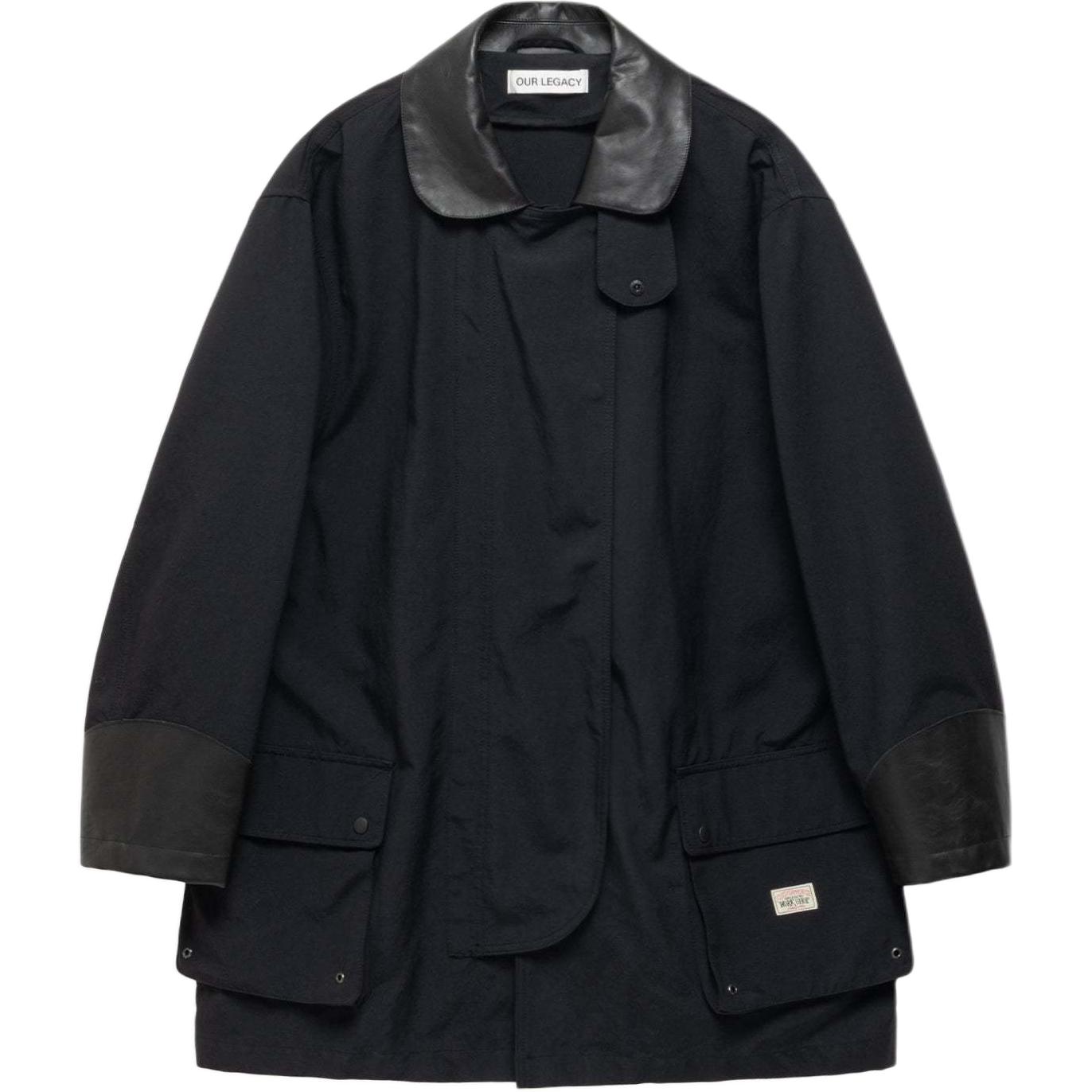 

OUR LEGACY SS25 WORK SHOP FIREMAN JACKET Stussy, черный