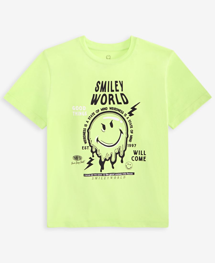 

Футболка с коротким рукавом Big Boys Smiley World Graphic Grayson Threads Kids, The Label, Green, Зеленый, Футболка с коротким рукавом Big Boys Smiley World Graphic Grayson Threads Kids, The Label, Green