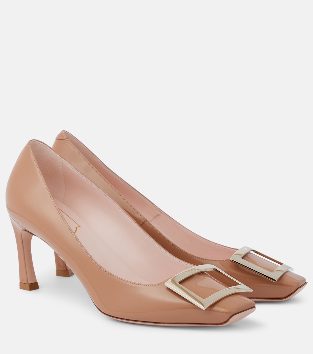 Лакированные туфли Trompette Roger Vivier, Cipria Antico