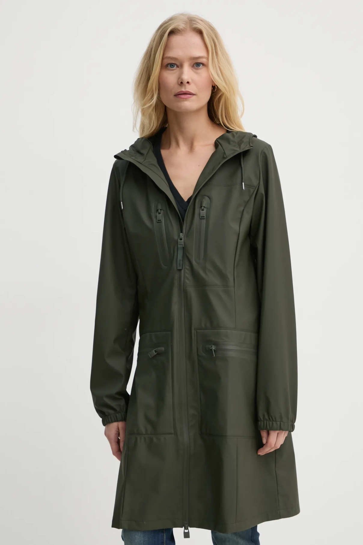 

Водонепроницаемая куртка Cargo Curve Jacket W3 Rains, зеленый