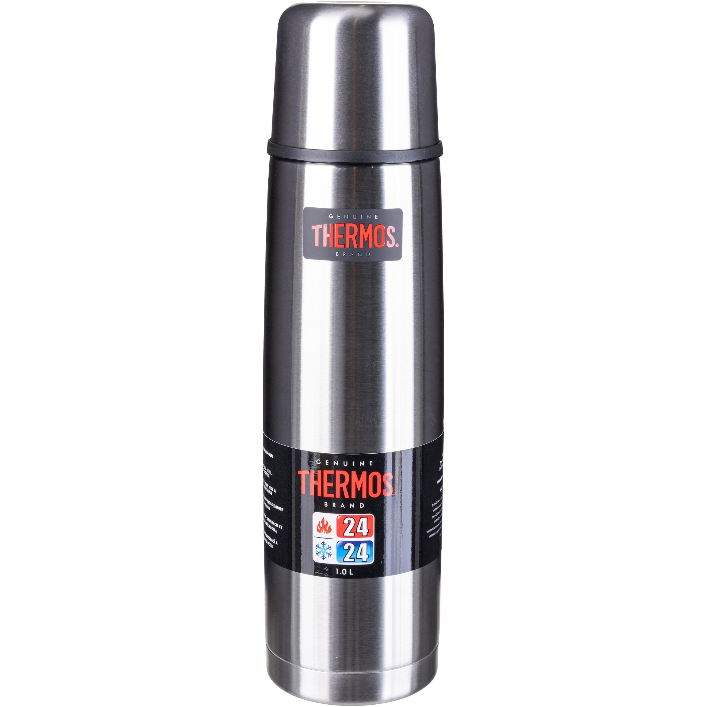 

THERMOS Бутылка для воды в серебристом цвете