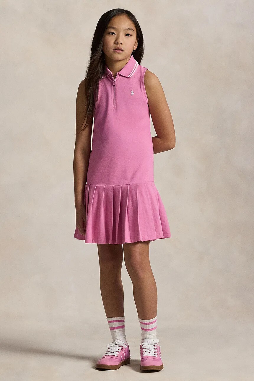 

Детское платье Polo Ralph Lauren, розовый