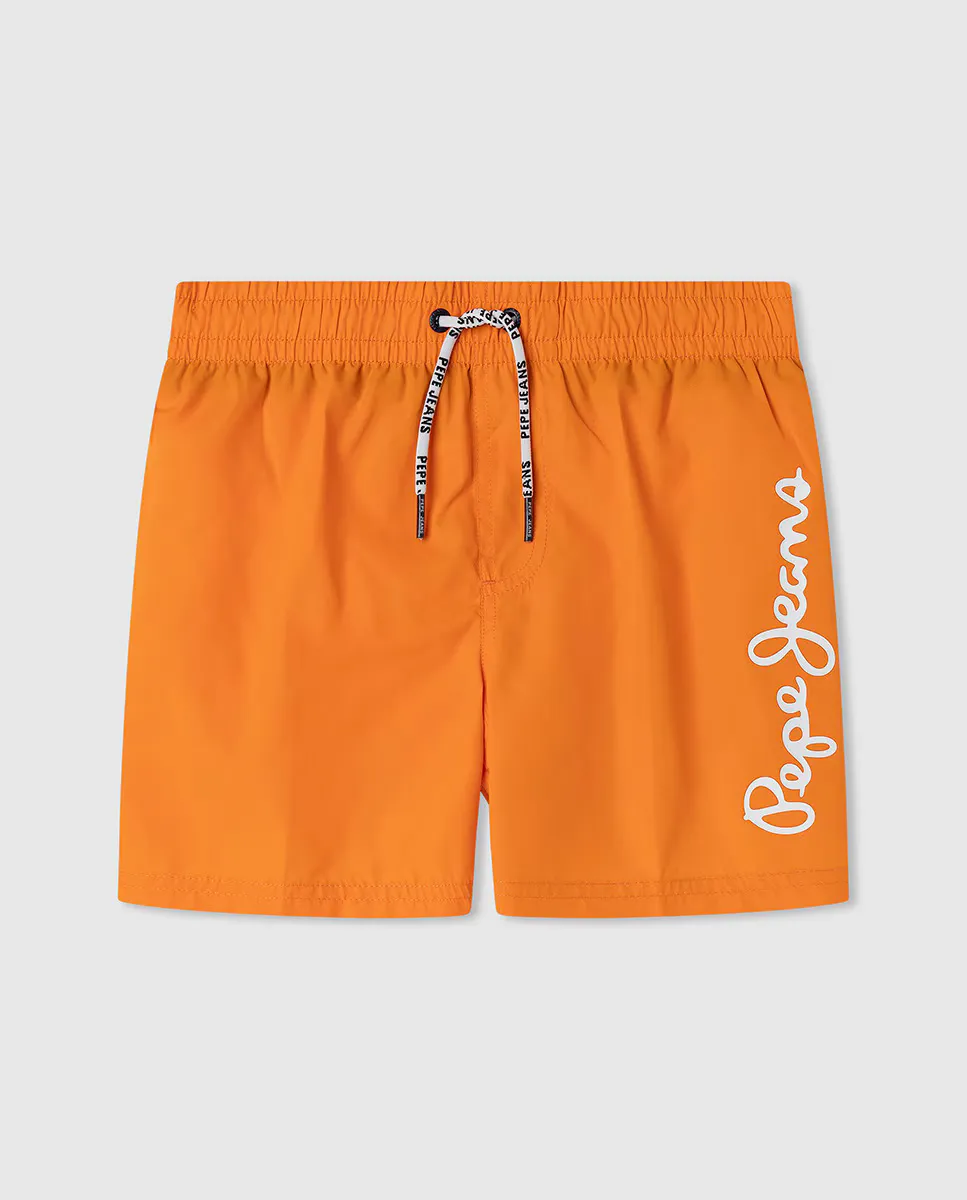 

Купальник для мальчиков Логотип Pepe Jeans, оранжевый