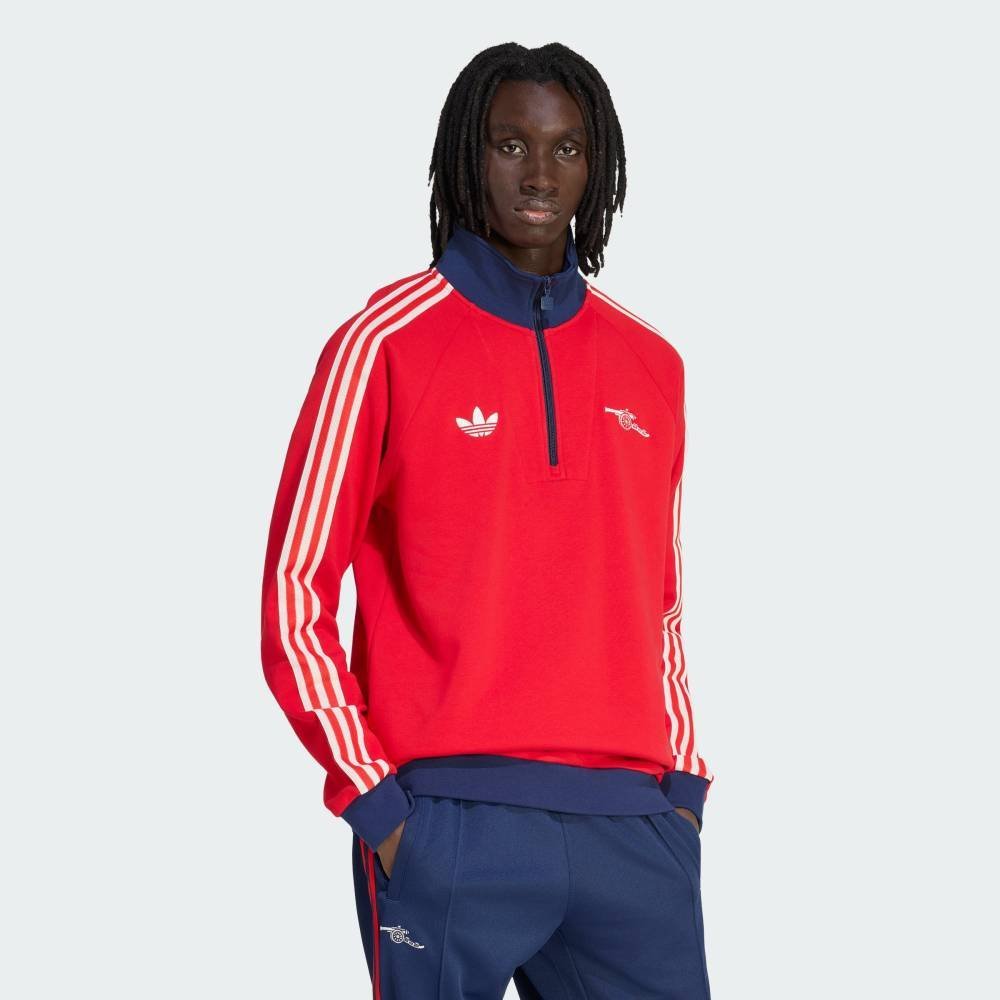 Футболка Arsenal FC OG с половинной молнией Adidas, Red