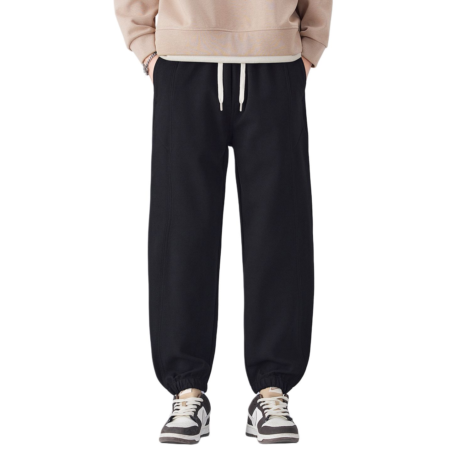

Брюки Casual Leisure Collection Unisex Jeep, черный fleece-lined