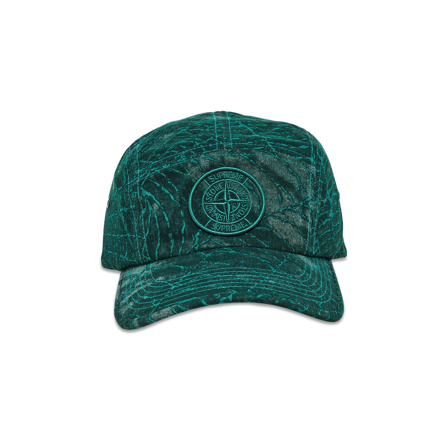 

Кепка Camp Supreme x Stone Island, темно-зеленая