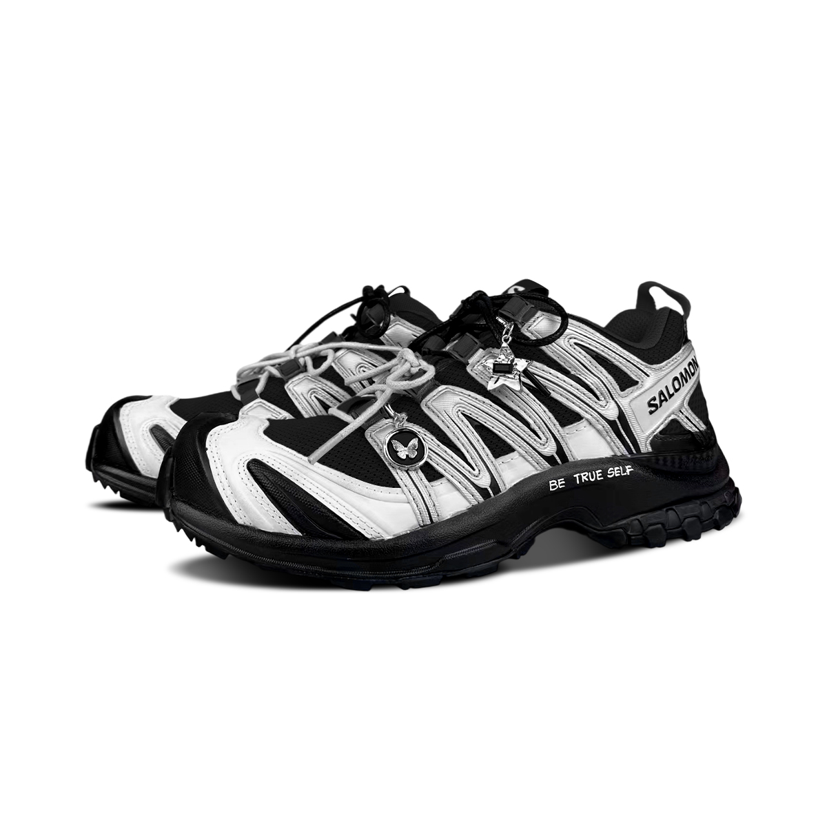 XA PRO 3D Cushioning Abrasion Resistant Support Low top Outdoor Shoes Unisex SALOMON, moth knight — фото 4