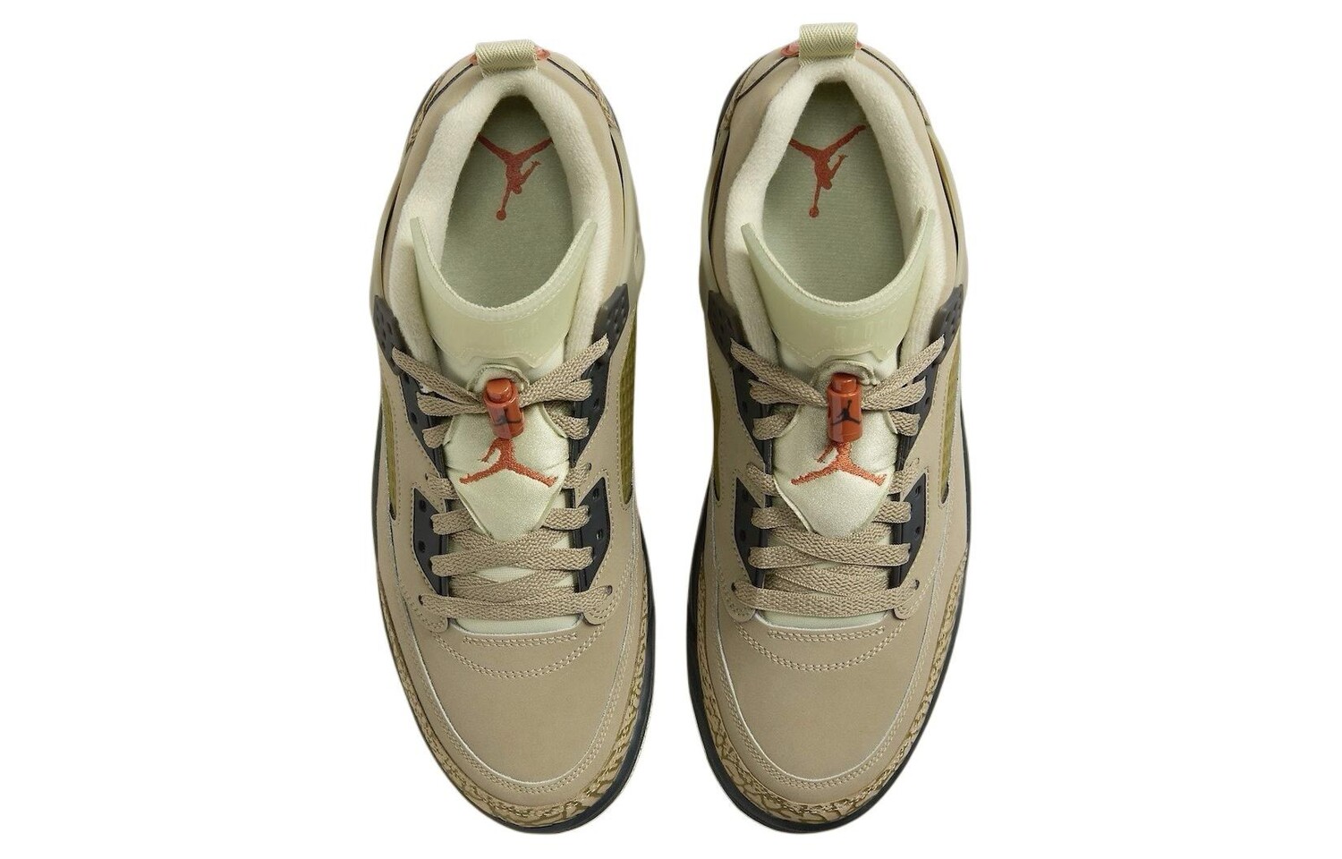Кроссовки Jordan Spizike Vintage Basketball Shoes Men Low-top Brown, коричневый — фото 4