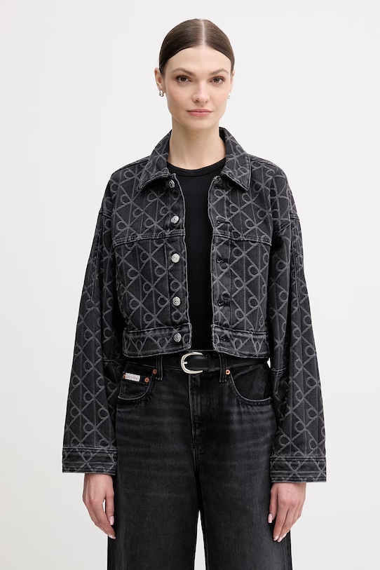 

Джинсовая куртка Calvin Klein Jeans, черный
