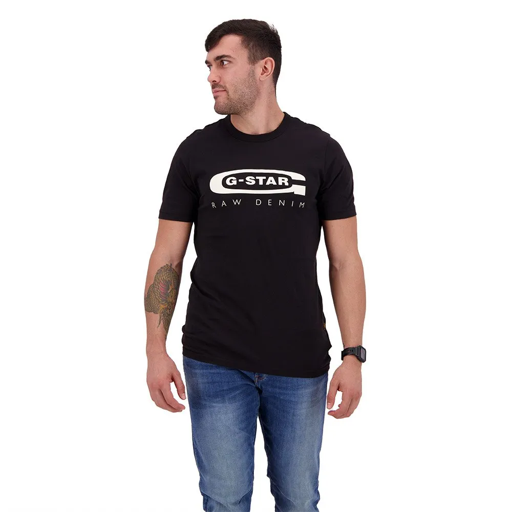 

Футболка G-Star Graphic 4 Ribbed Neck, черный