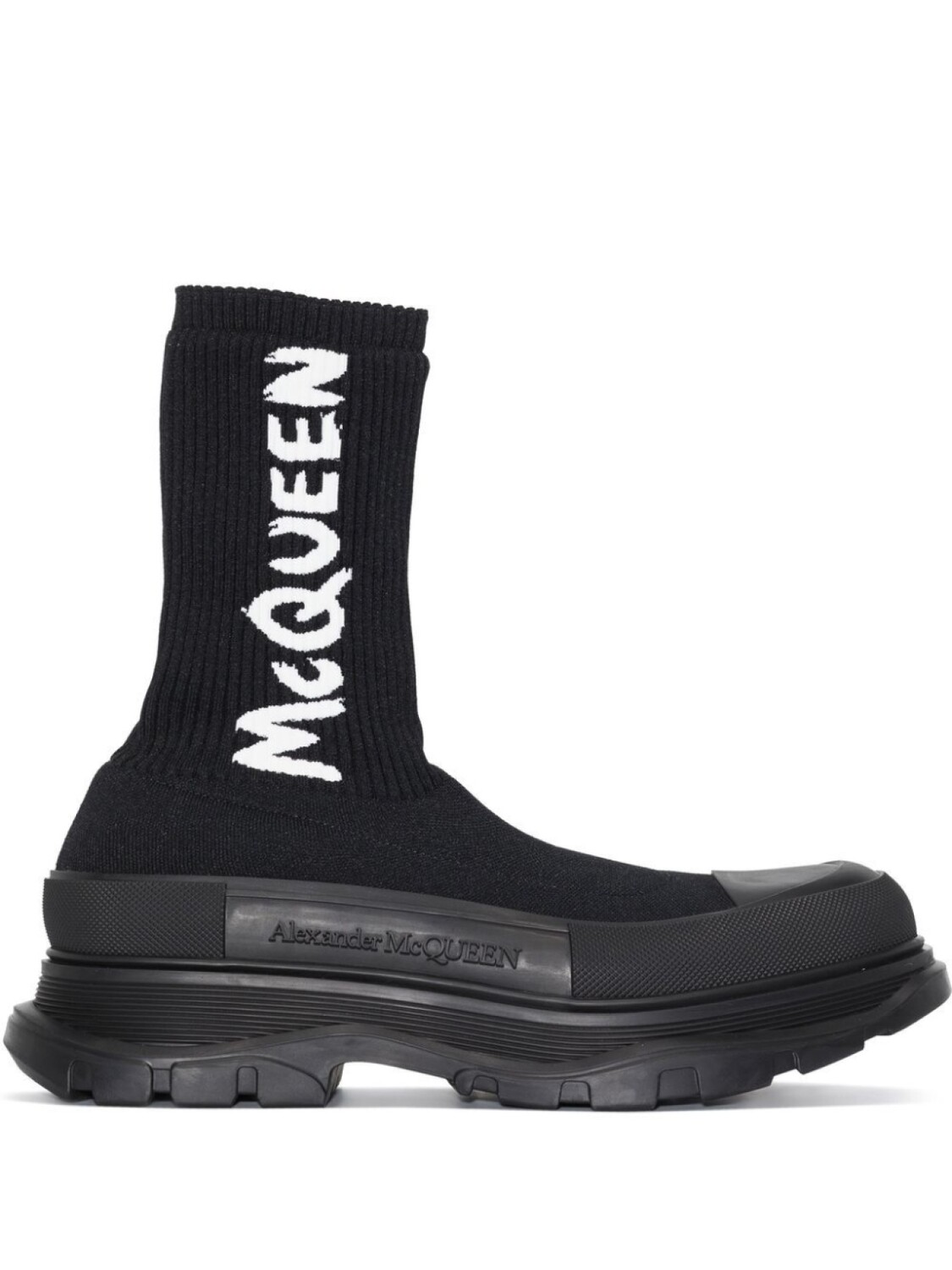 

Alexander McQueen ботинки-носки Tread, черный