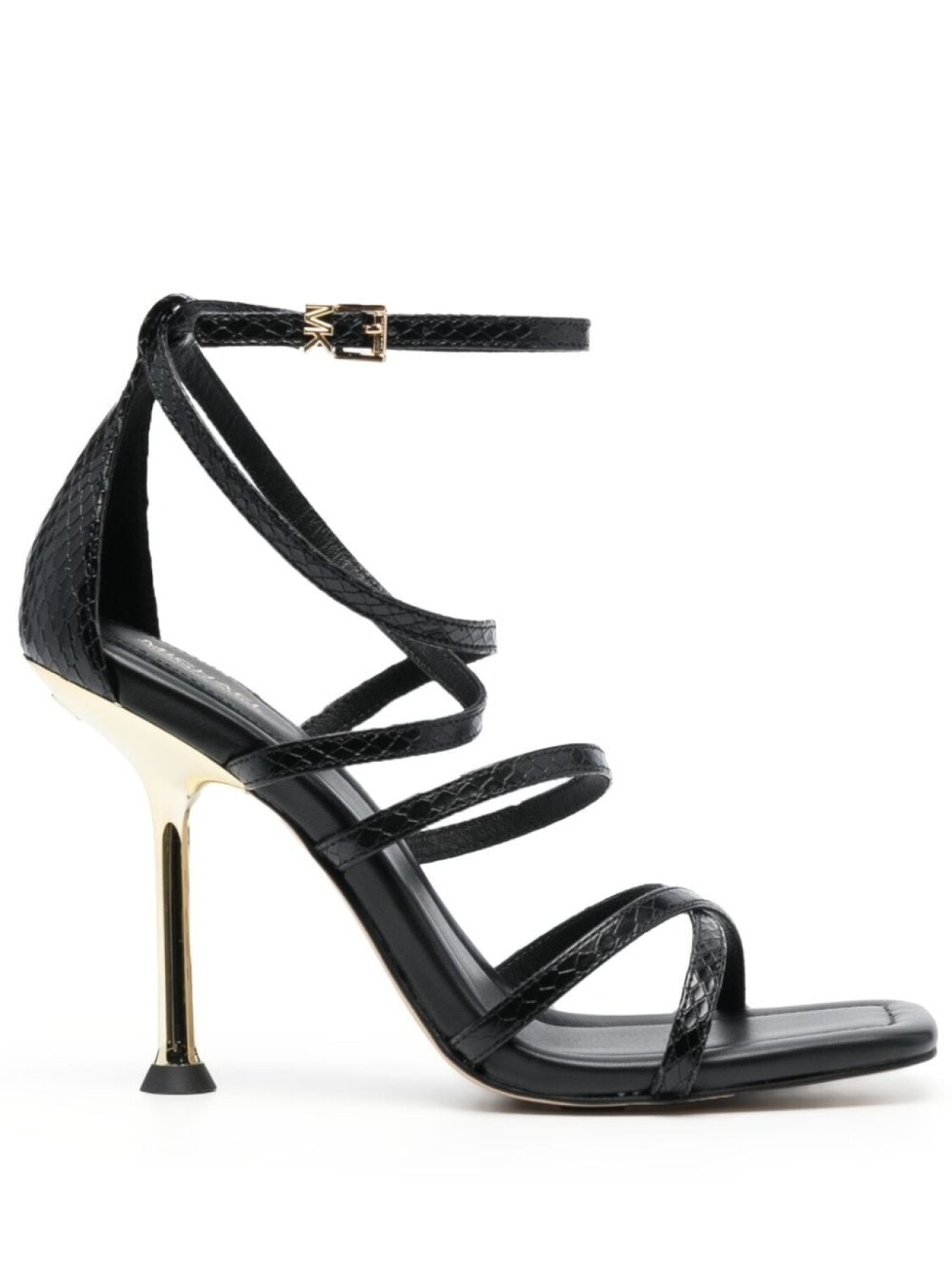 

Michael Michael Kors босоножки Imani 105 со змеиным принтом, черный