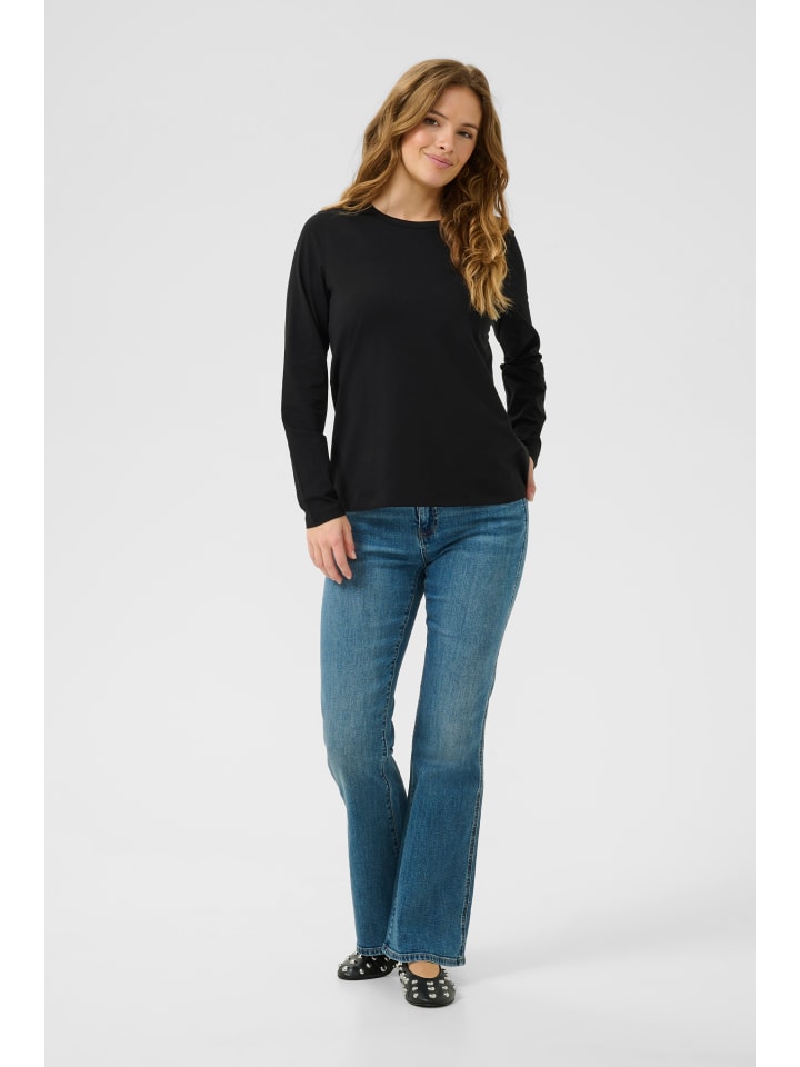 

Рубашка CUbase свободного кроя с длинными рукавами черного цвета CULTURE