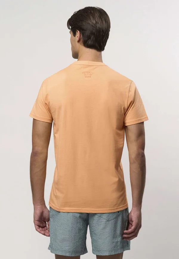 Футболка с принтом умарчибальда U.S. Polo Assn., Peach Cobbler — фото 3