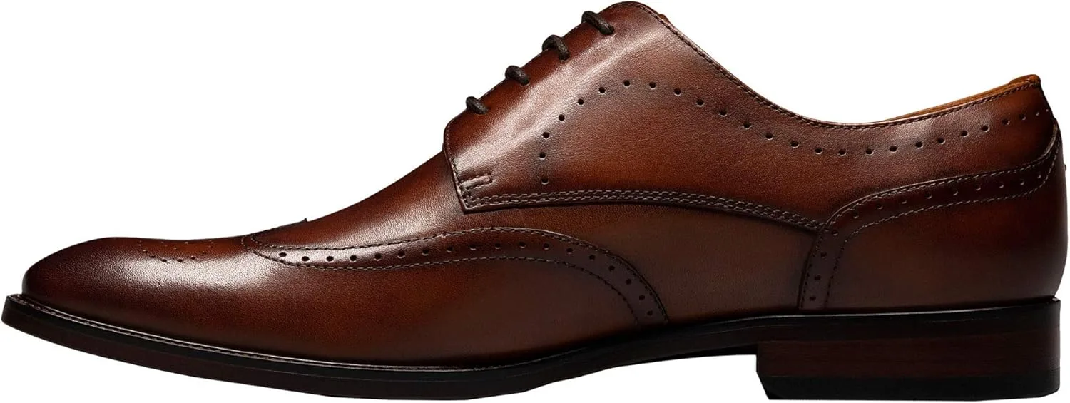 Мужские оксфорды Florsheim Sorrento Wingtip Oxford, коньячный — фото 4