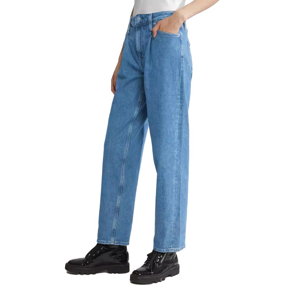 Кальвин Кляйн SS23 Джинсы Fork 90 Series Женские Деним Синий, 1A4-Denim Blue — фото 3