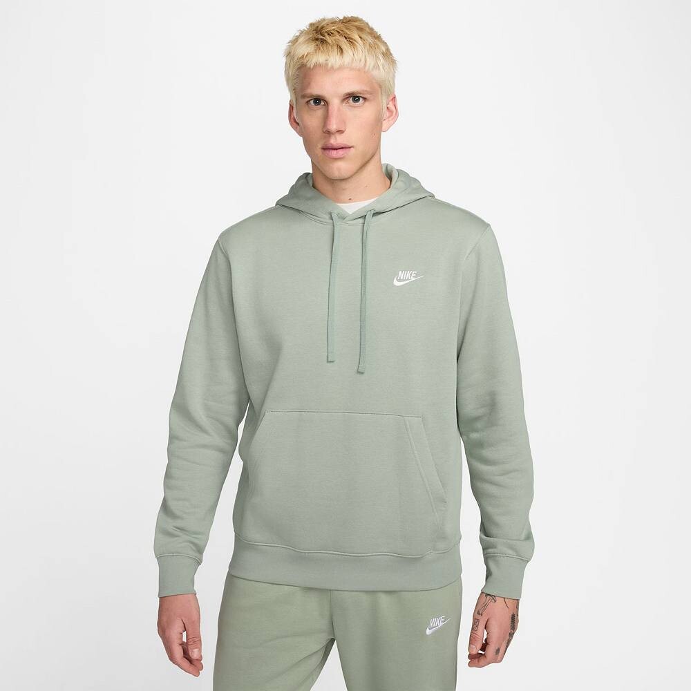 

Флисовый пуловер с капюшоном Nike Sportswear Club Big & Tall, цвет Jade Horizon