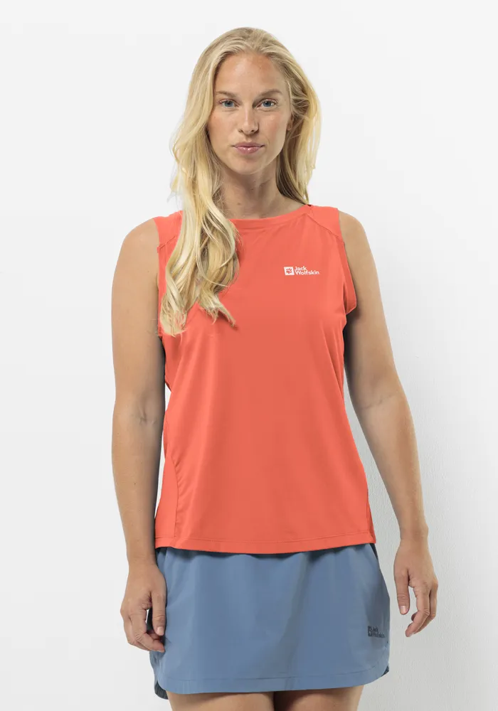 

Функциональный топ Jack Wolfskin "PRELIGHT CHILL TANK W", оранжевый