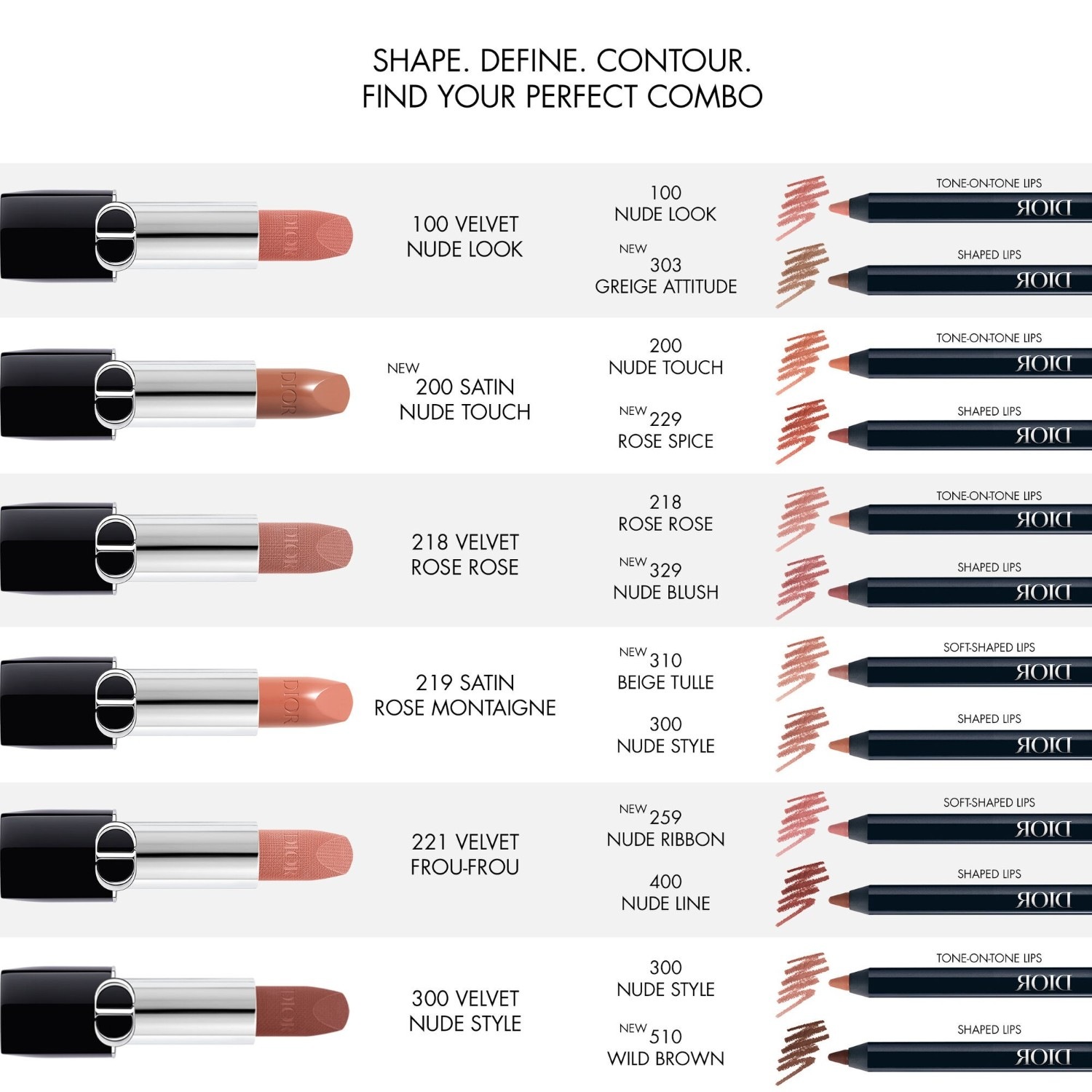 Карандаш для губ rouge dior contour nicht abfärbender lippenkonturenstift - langer halt Dior, 999 - 999, вес 1.2 гр. — фото 3