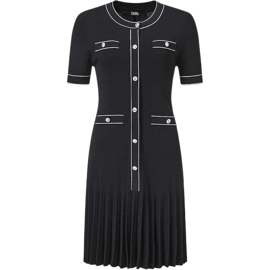 

Платье с короткими рукавами KARL LAGERFELD KARL LAGERFELD / Karl Lagerfeld Jeans, черный