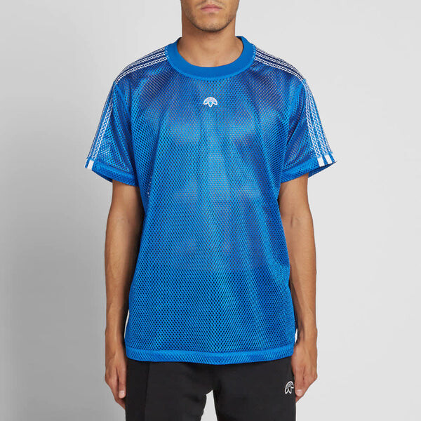 Футболка adidas Originals by Alexander Wang Mesh Tee, синий — фото 3