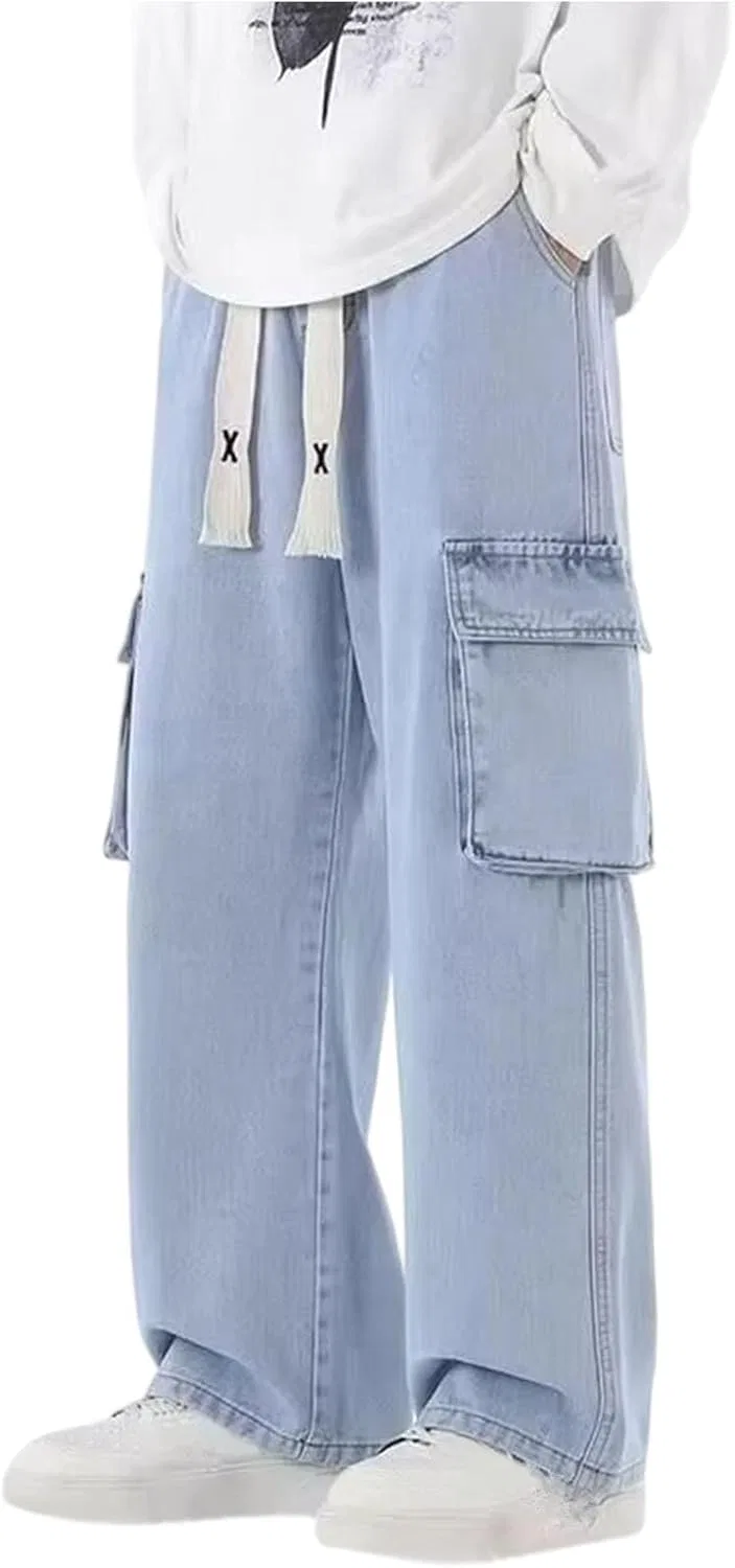Джинсы карго деним, Light Blue
