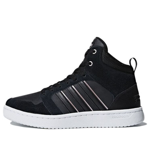 

Кроссовки neo cloudfoam super hoops mid Adidas, черный