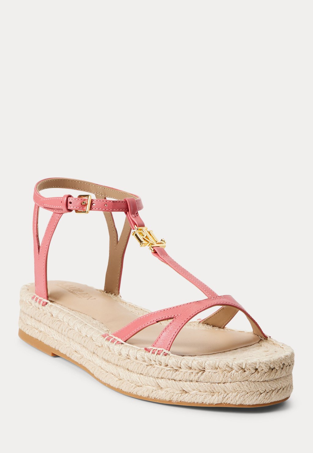 

Босоножки на платформе PAYTON NAPPA LEATHER ESPADRILLE Ralph Lauren, розовый