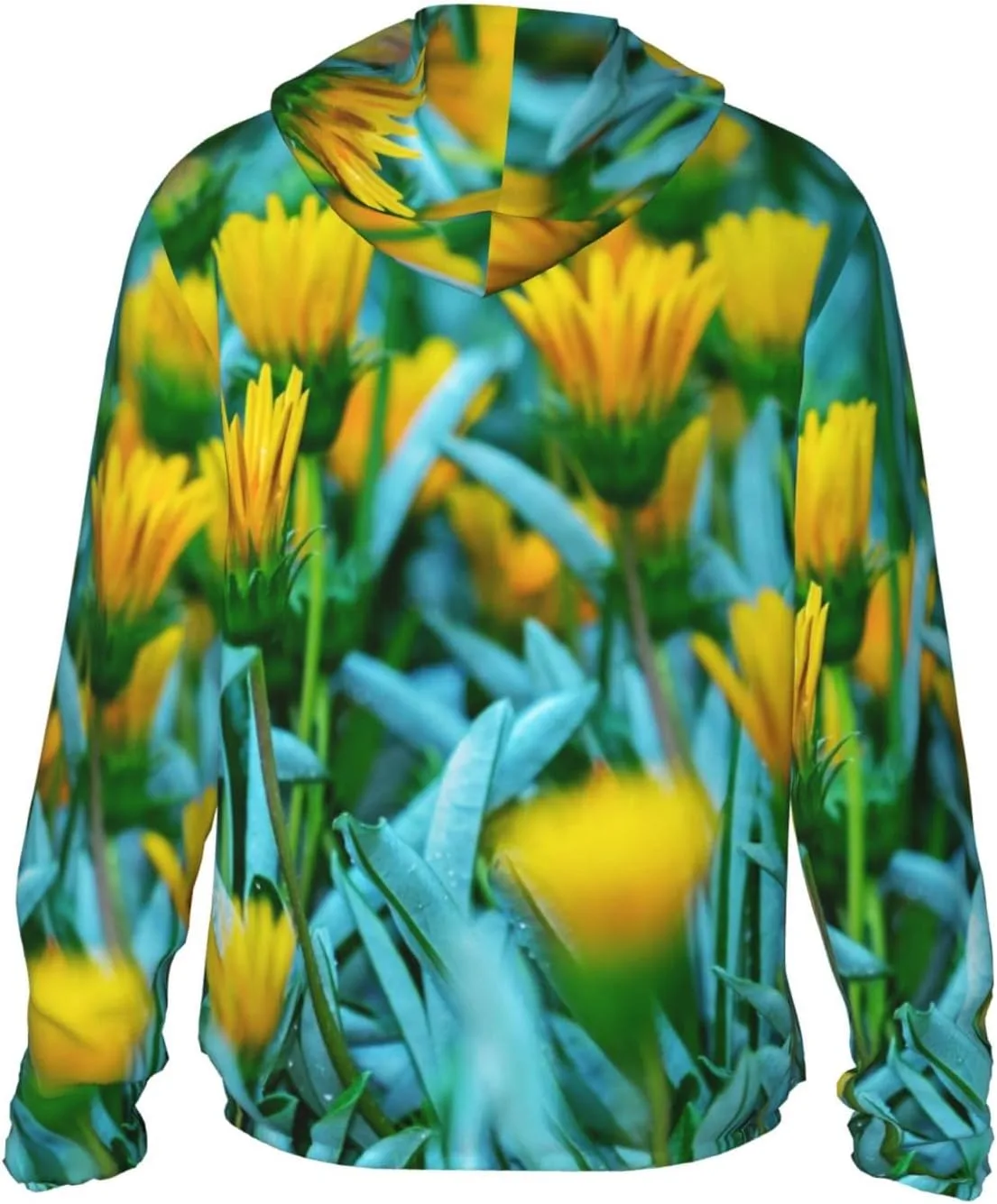 Толстовка с защитой от солнца Flower Blossom, с длинным рукавом, легкая, спортивная, на молнии — фото 4