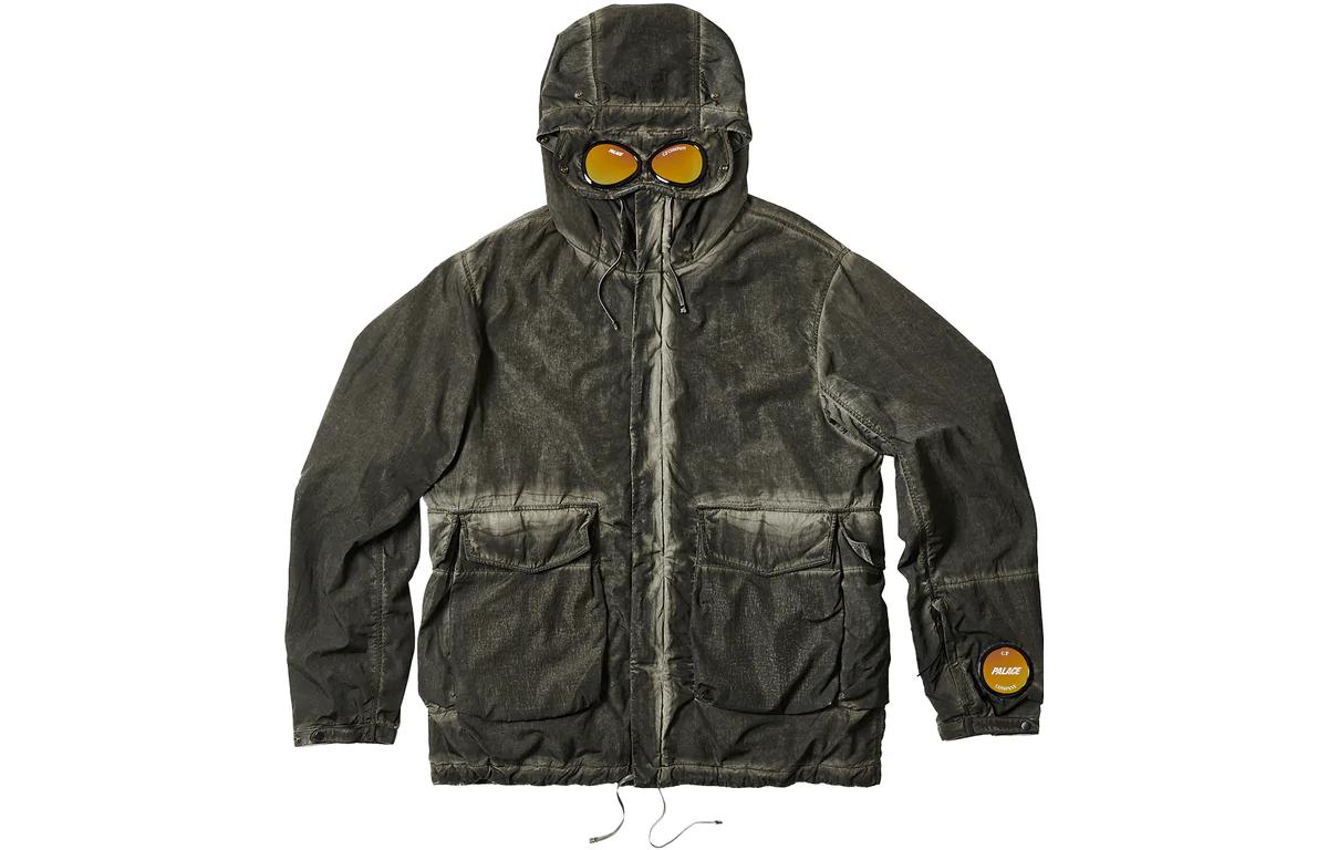 

Куртка C.P. Company Shell Goggle с капюшоном PALACE, черно-серый, Черный, Куртка C.P. Company Shell Goggle с капюшоном PALACE, черно-серый