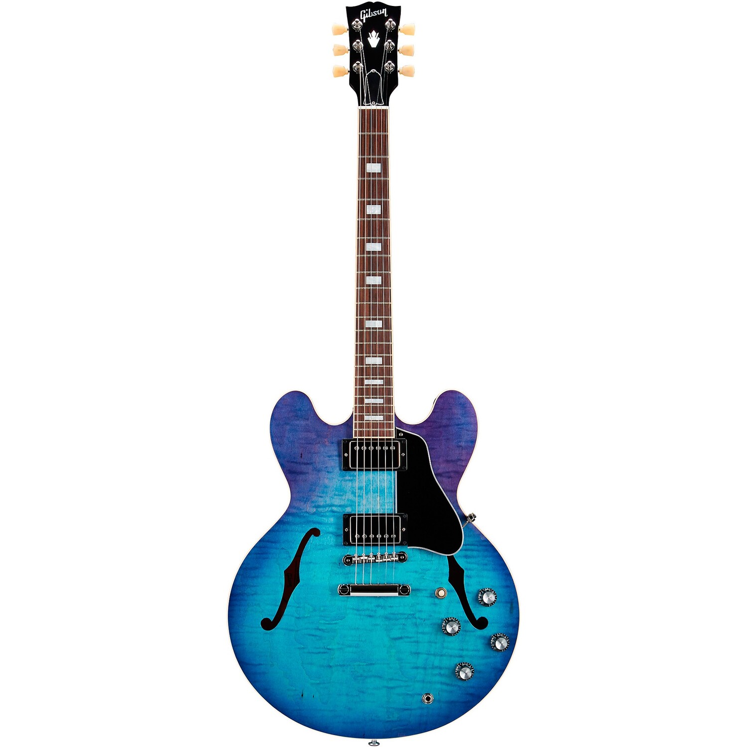 

Фигурная полуполая электрогитара Gibson ES-335 Blueberry Burst ограниченной серии, Синий, Фигурная полуполая электрогитара Gibson ES-335 Blueberry Burst ограниченной серии