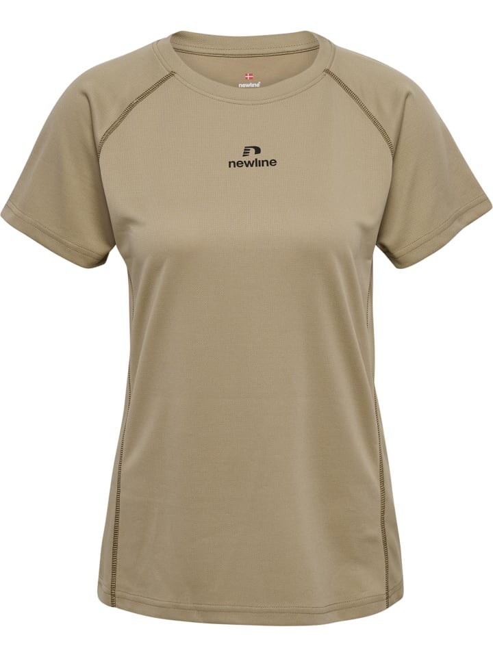 

Спортивная футболка Newline S/S Raglanärmel Nwlspeed Laufen Damen, цвет silver sage