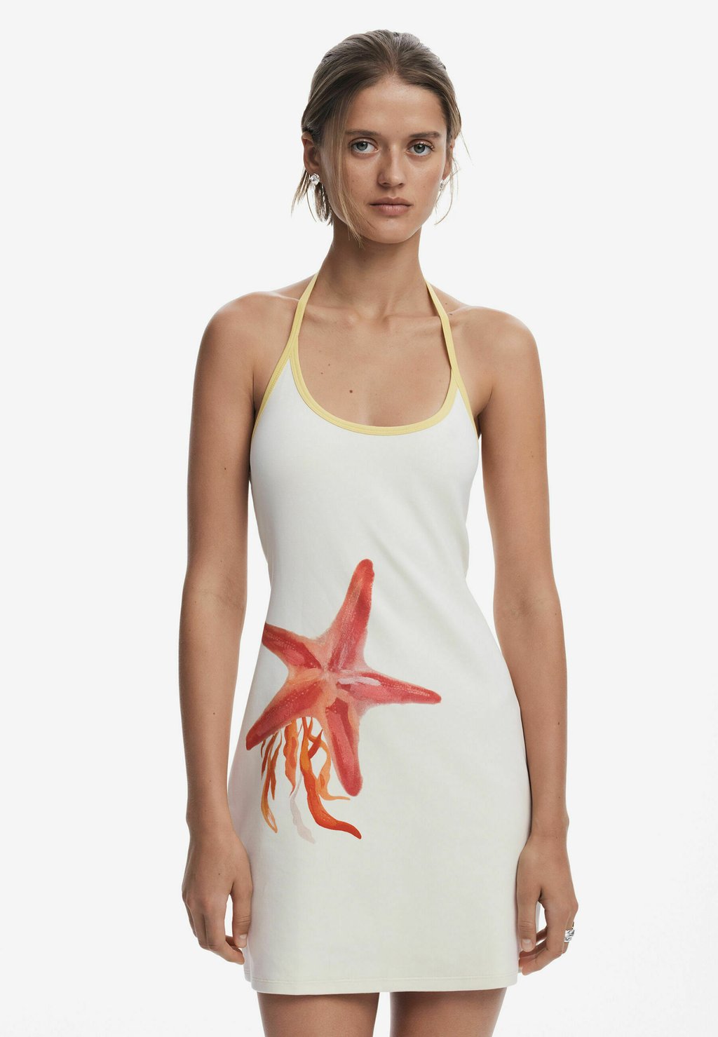 

Платье из джерси STARFISH KNOTTED - Shift dress Desigual, серый