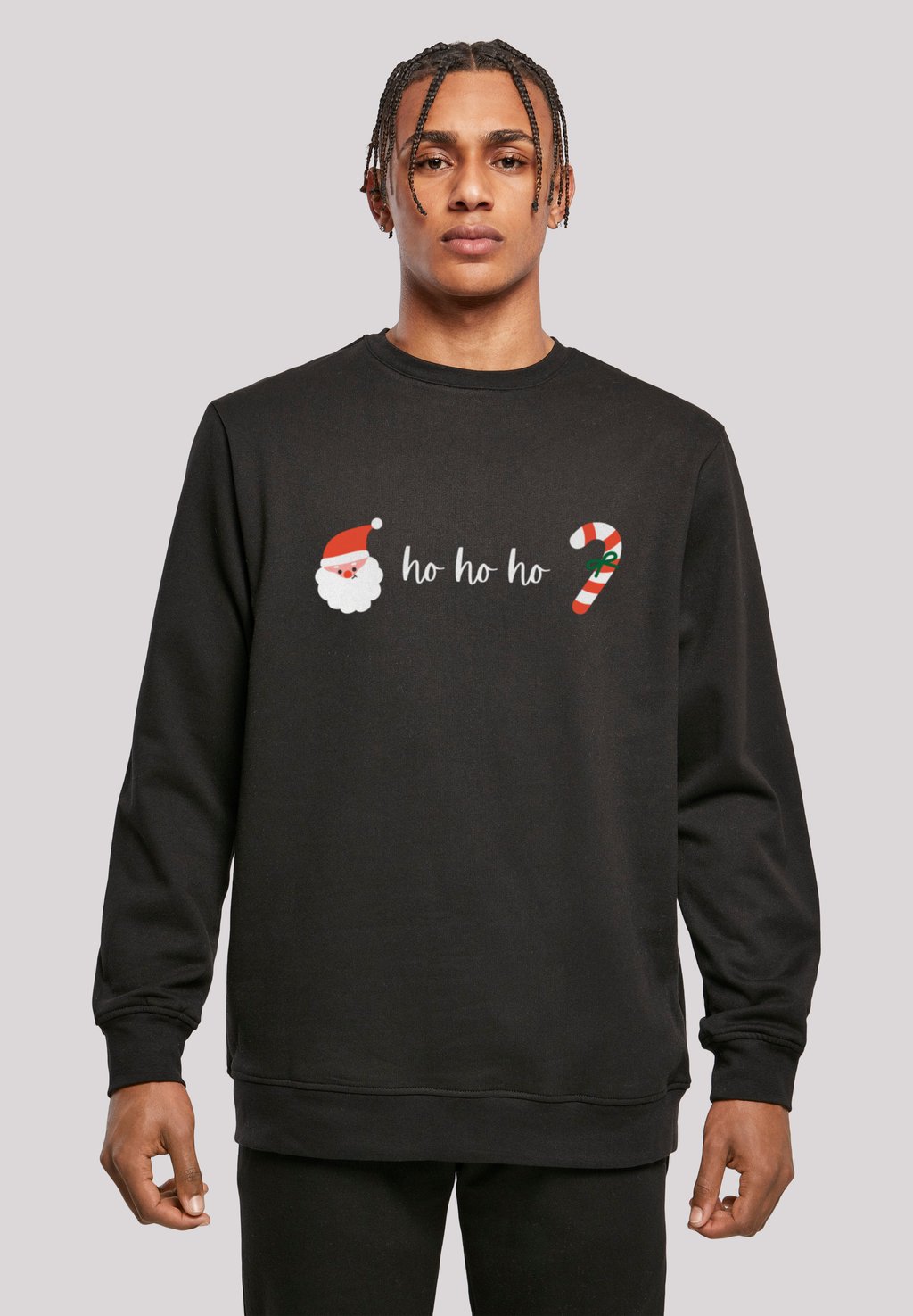

Толстовка HO HO HO WEIHNACHTEN CHRISTMAS F4NT4STIC, черный