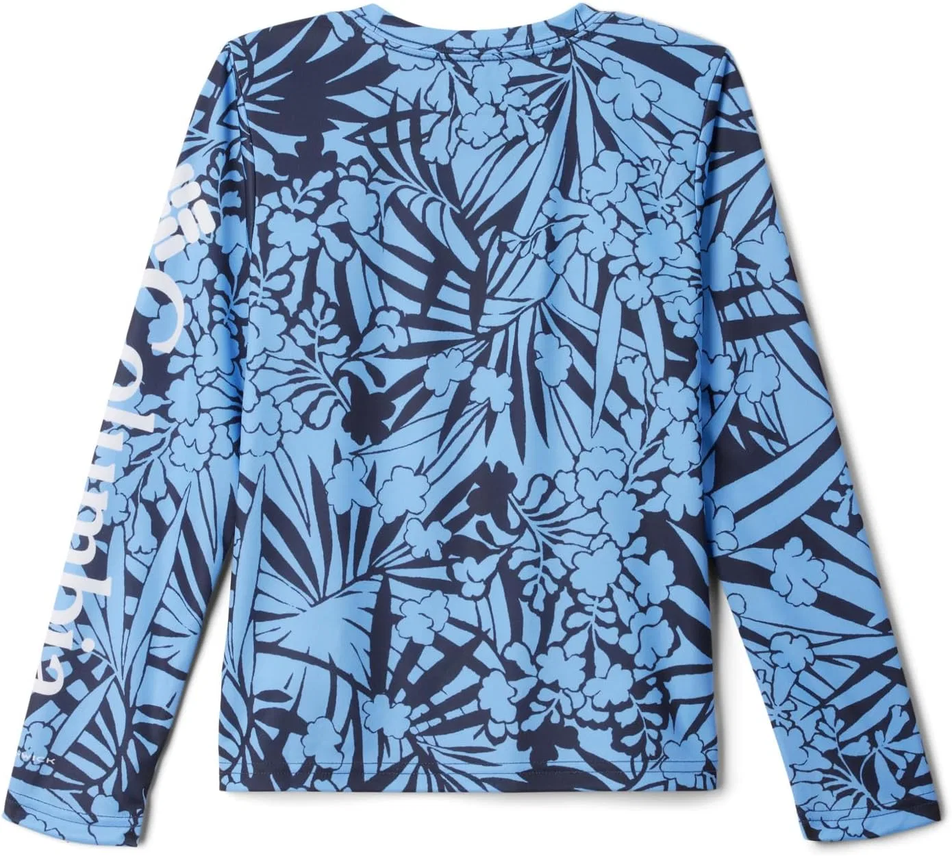 Детская футболка Columbia Super Tidal Long Sleeve, Nocturnal Tropictones — фото 2