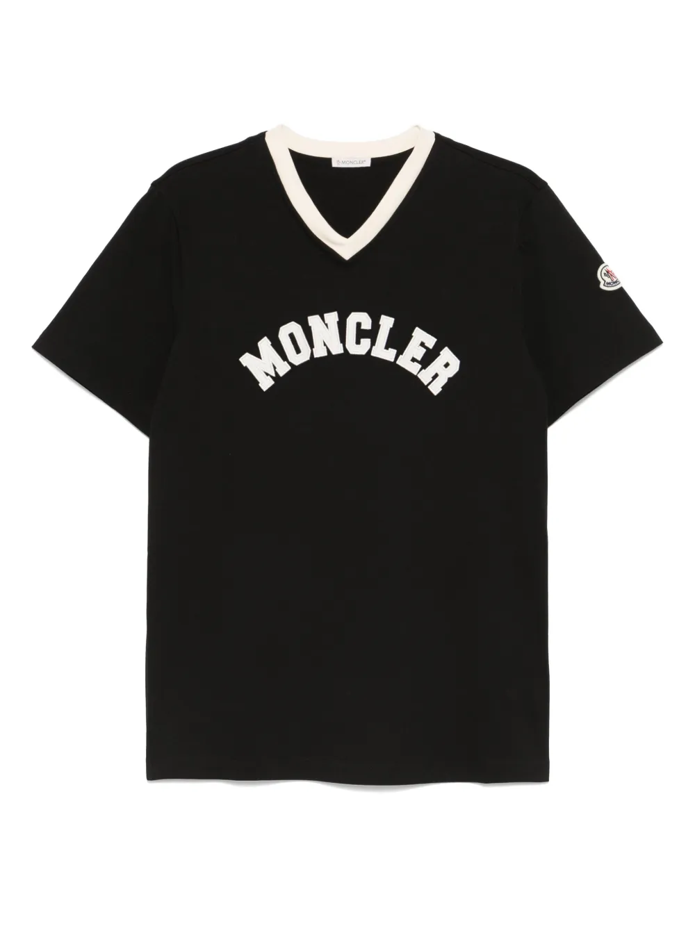 

Футболка с логотипом MONCLER, черный