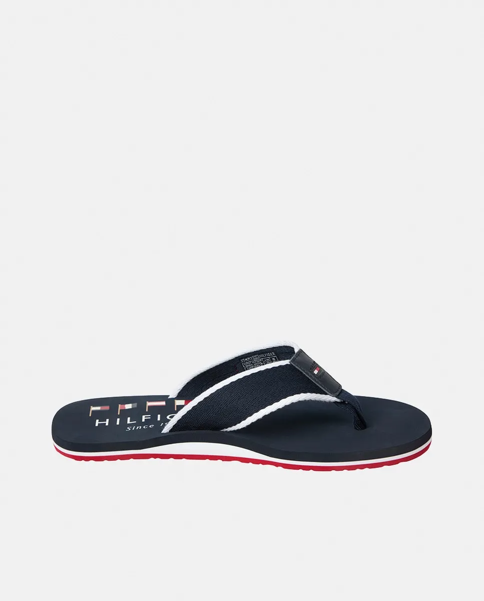 

Мужские шлепанцы Tommy Hilfiger темно-синего цвета, тёмно-синий