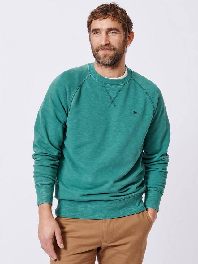 

Гарсдейл коттон слэб свитшот Aubin, Jade