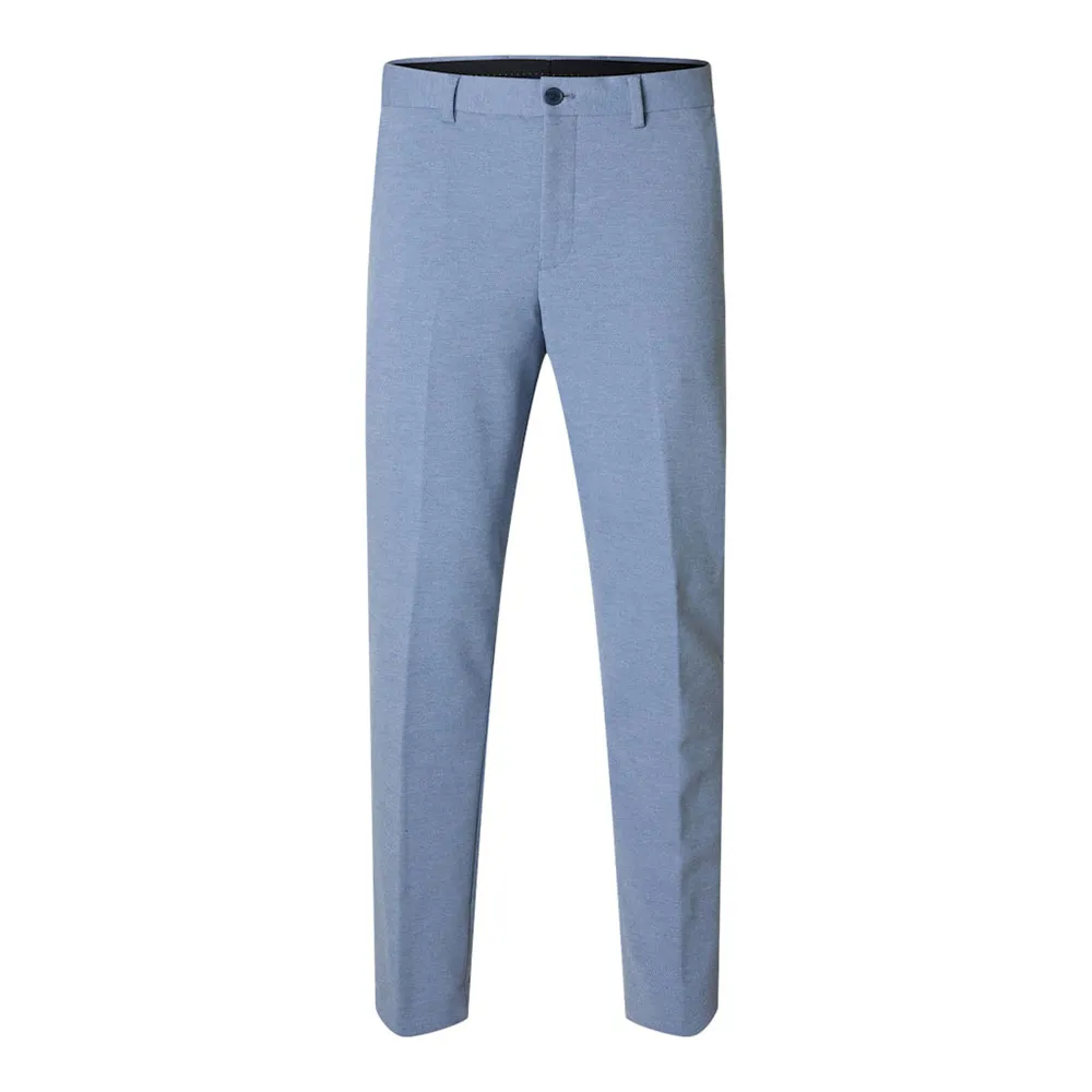

Брюки Selected Aitor Struc Flex Slim Fit dress, синий