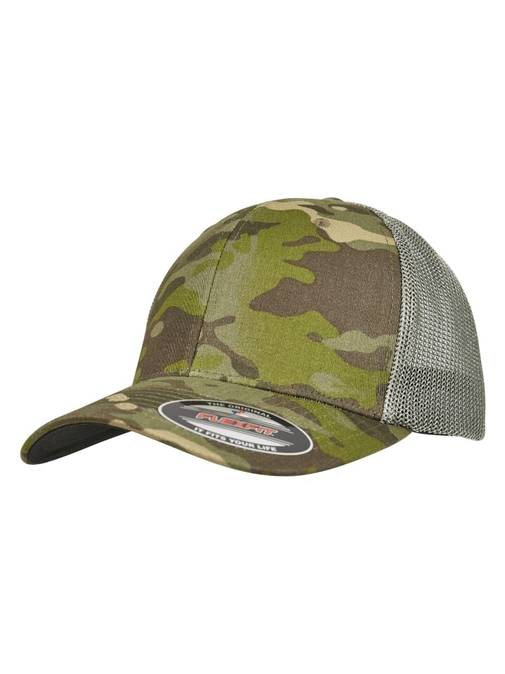 

Бейсболка Flexfit Trucker, цвет tropical