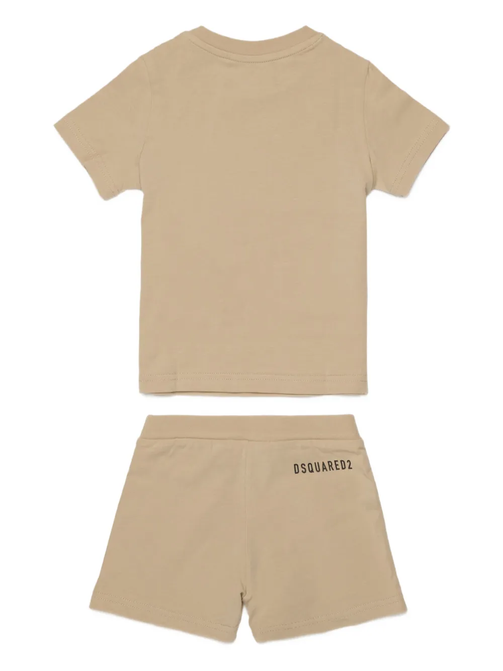 Комплект боди с логотипом Dsquared2 Kids, нейтральный — фото 2