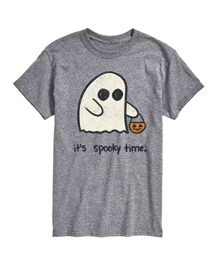 

Hybrid Apparel Мужская футболка с короткими рукавами It's Spooky Time AIRWAVES, серый